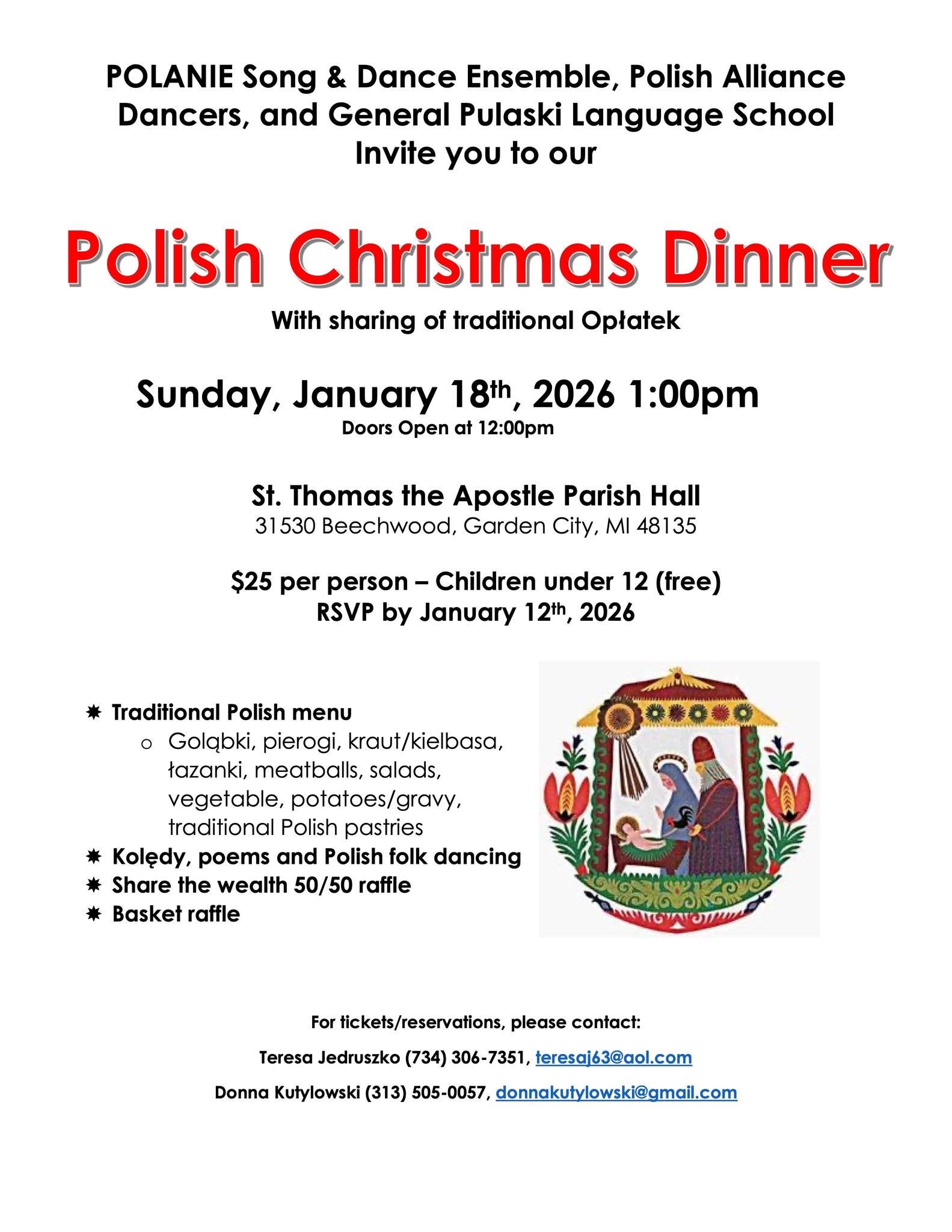 More information on flyer. 